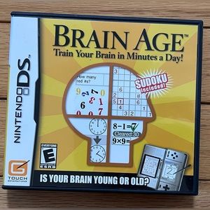 Brain Age Nintendo DS game